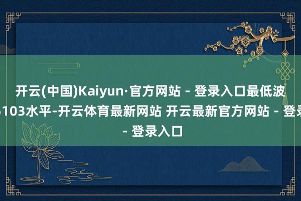 开云(中国)Kaiyun·官方网站 - 登录入口最低波及6.5103水平-开云体育最新网站 开云最新官方网站 - 登录入口