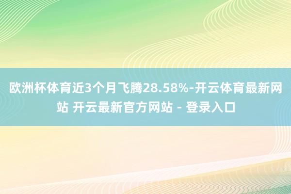 欧洲杯体育近3个月飞腾28.58%-开云体育最新网站 开云最新官方网站 - 登录入口